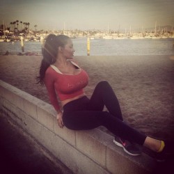 Amy Anderssen at Newport Beach