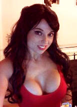 Nicole_lg from MyFreeCams & her great cleavage