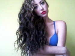 Katariina from MyFreeCams in blue bra