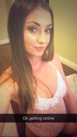 MFC GiaPeach in sheer lingerie