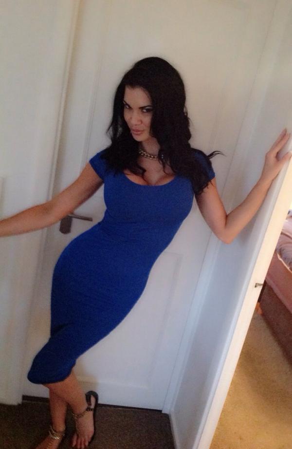 Jasmine Jae In Tight Blue Dress Nsfw Girls