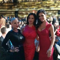 Christy Mack, Nikki Benz & Jessica Jaymes in sexy evening dresses