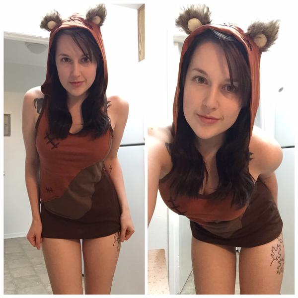 Chaturbate model _spencer dressed up as sexy Ewok
