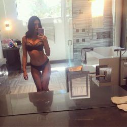 lingerie selfie by Canadian babe August Ames