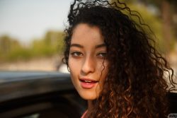 latina Lana Lovelace with curly hair | Zishy