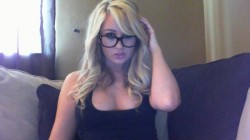 Whitney Danielle with glasses